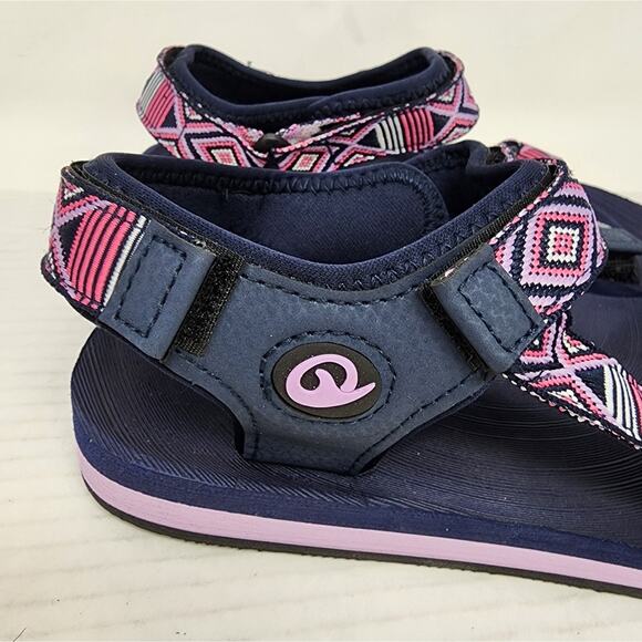 Purple & Black New Beach Sandals Adjustable Straps and Comfortable Size 8 - Picture 9 of 10